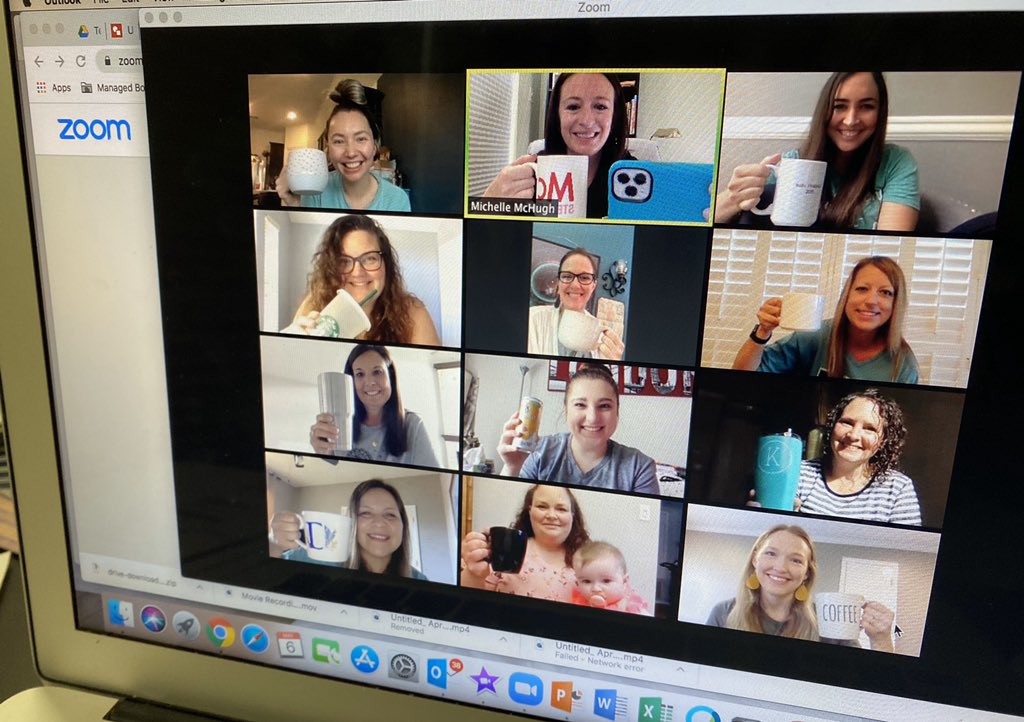 Perfect way to start the day with a coffee date with some of my favorites (minus a few who hopped off before I took the pic). Thank you <a href="/karlie_jensen/">Karlie Jensen</a> for such a great idea 😊 #walstars #myMISD