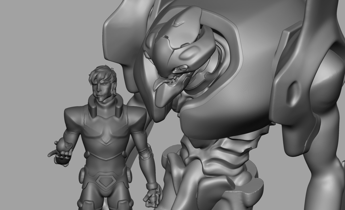 Flybywirt's tweet photo. New Evapilot coming at ya :) #Evangelion #eva5 #zbrush #fanart #wipwednesday https://t.co/bfffMvwKFU