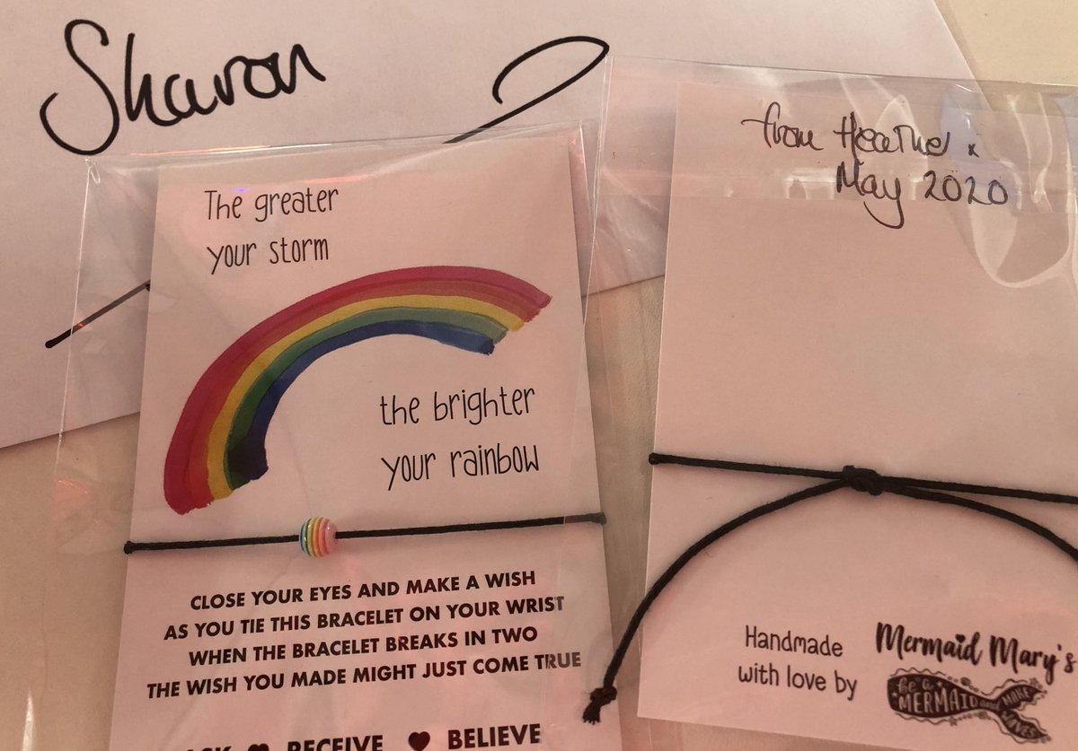 What a lovely thought from Heather Beaden, these arrived for Karen Knight and myself today.   So very thoughtful thank you Heather for such a lovely gift x x