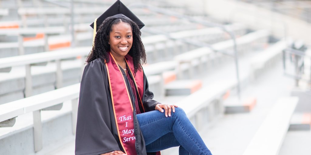 VT First-Gen Graduate Spotlight:

Today, <a href="/vt1stgen/">VT First-Generation Student Support</a> celebrates senior Alyssa Smith on her graduation from Virginia Tech!! Alyssa is a Psychology major. We are so proud of you!! Help us congratulate <a href="/alyssars7/">alyssa</a> on her graduation! #VTFirstGenGraduate #CelebrateFirstGen
