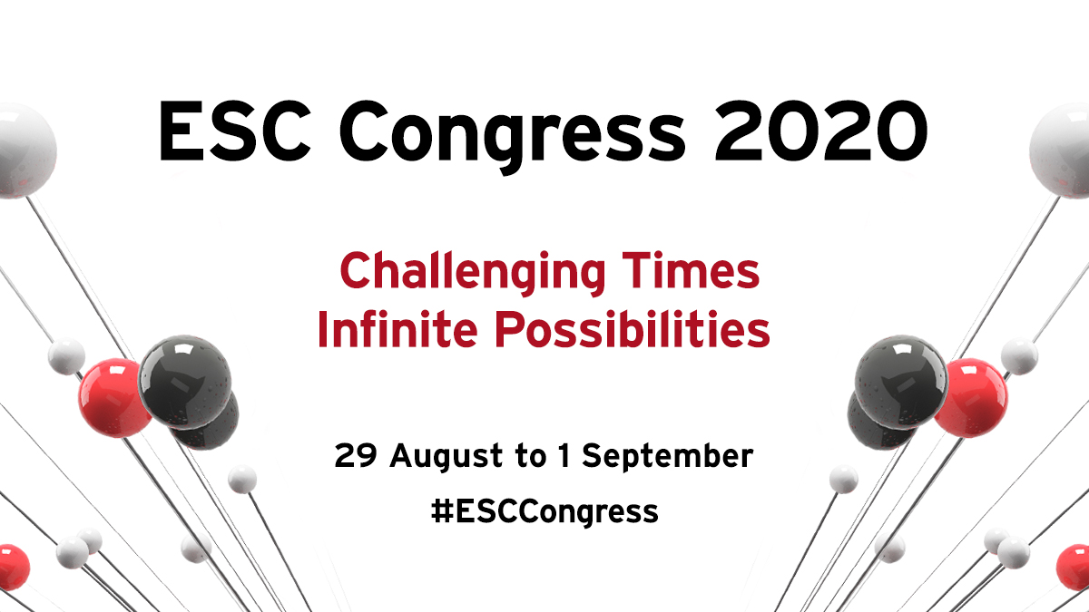 ESCardioNews's tweet photo. #ESCCongress, the world’s largest cardiovascular event, moves online to create the ultimate digital experience: ESC Congress 2020 – Challenging Times, Infinite Possibilities
https://t.co/pNqsYmkpZr

@MedPageCardio @medpagetoday @drjohnm https://t.co/wsUZYyQ7zz