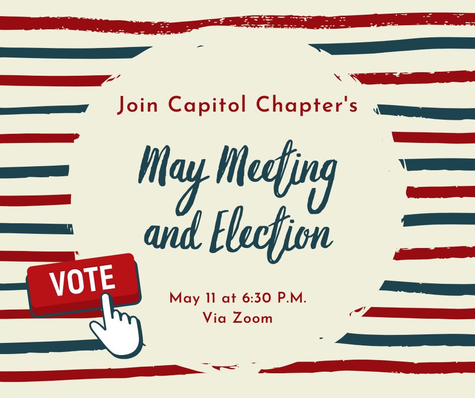DARCapitol's tweet photo. Make sure to attend Monday's chapter meeting and VOTE for our next Executive Board 🗳 https://t.co/NcM3lSF0Ow