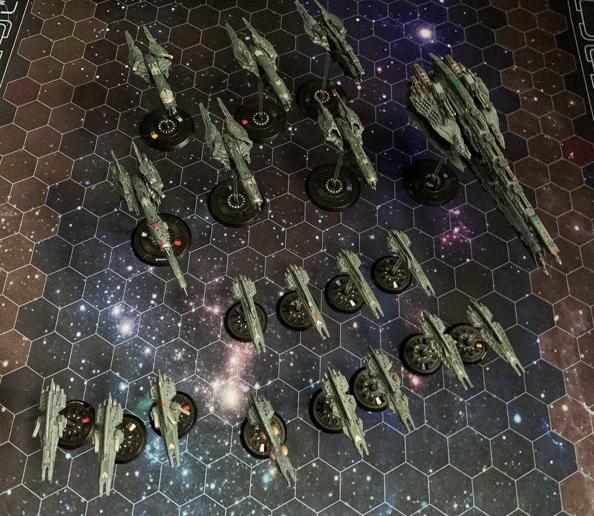 Calthburns's tweet image. Despite the company making it being about 10 miles away no one around me plays #DropfleetCommander so I’m selling my UCM fleet - ping me if you’re interested