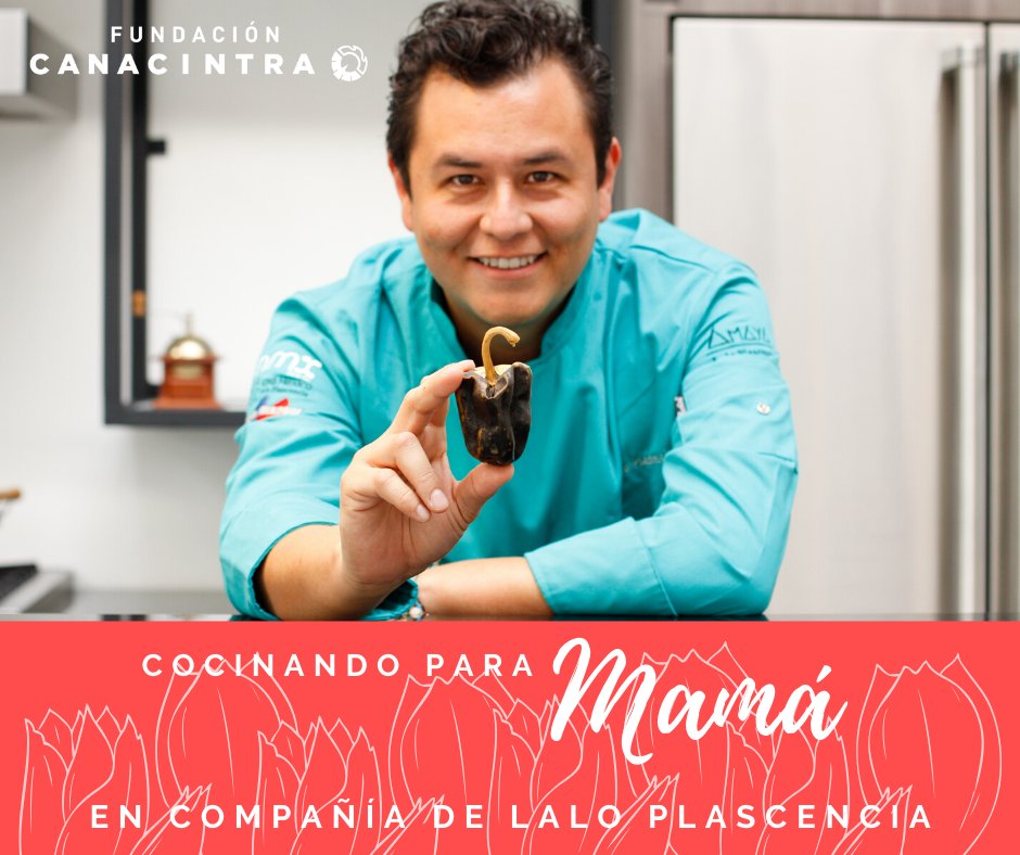 F_CANACINTRA's tweet photo. ¡No te pierdas hoy al Chef @laloplascencia!
¡Nos compartirá una receta que podrás preparar para festejar a mamá!
#DíadelasMadres #ParaMamá #QuédateEnCasa 
https://t.co/DK3bWi9RmV https://t.co/5cWv7kAOGV