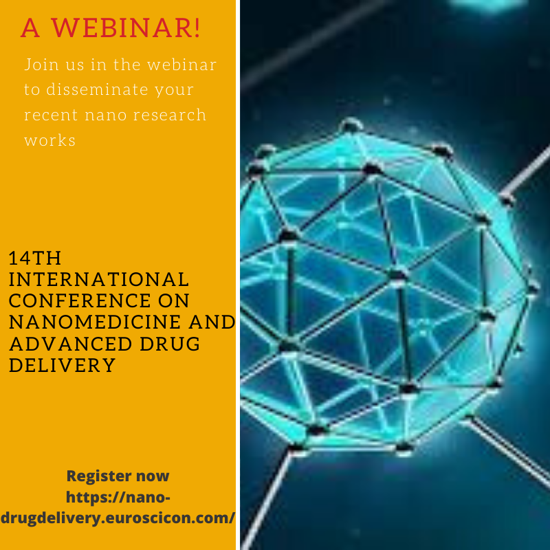 Nanopharma's tweet photo. Join us live in this prestigious #Nano Drug Delivery event and share your research works and novel experiences with us.
For more information see: https://t.co/B6PHZMS20n

#nano #drug delivery  #nano materials #drug research  #pharma  #pharma research  #pharmaceuticals https://t.co/yvdhs5fTrd