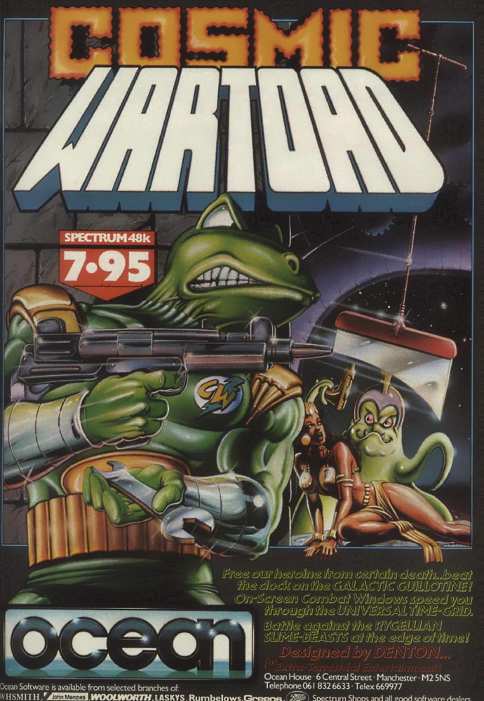 ManxRetro's tweet photo. Game: Cosmic Wartoad
Media: Magazine advert
Year: 1985
Platform: ZX Spectrum
Buy this historic game at: https://t.co/hRSAOLEx4I
#retrogames #retrogaming #GamersUnite #ZXSpectrum #CosmicWartoad #DentonDesigns #OceanSoftware #JohnGibson #BobWakelin @tandemar https://t.co/Q4vVImjUnc