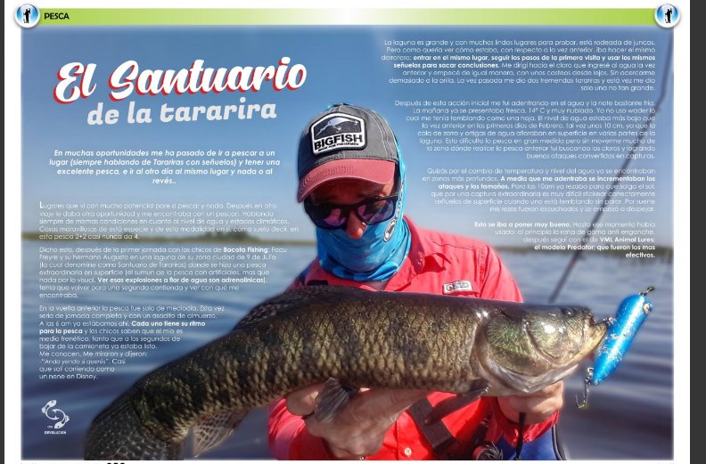 waltergastaldi's tweet photo. Ya disponible el Número del mes de Mayo de @Sentilapesca con mí última nota de pesca de Tarariras , no se la pierdan ...
https://t.co/FySFloVf8n
#pesca #baitcasting #vml #payo #bigfishargentina #techtackle https://t.co/Gd0CJTQ2aZ