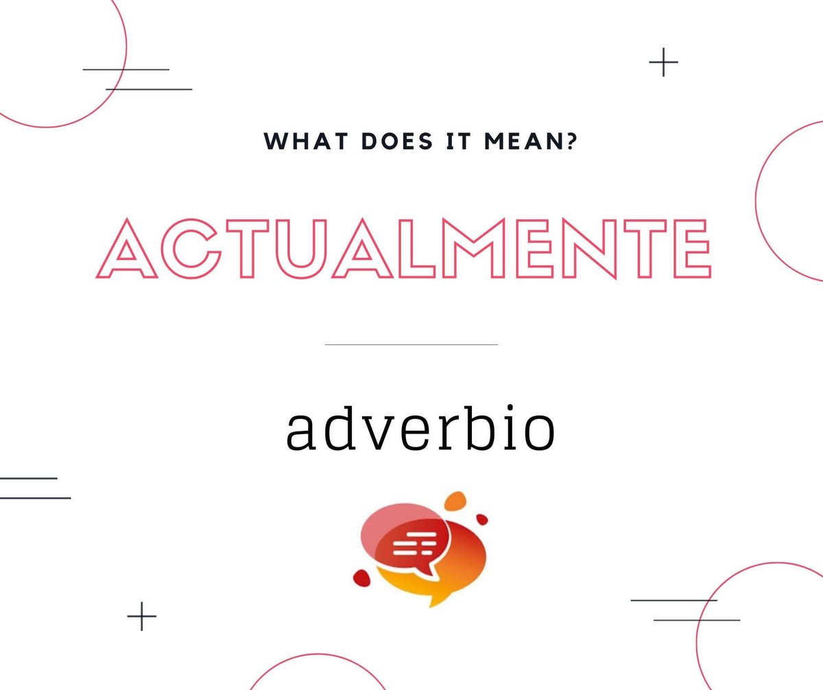 ECoursesSpanish's tweet photo. ¡Vamos a aprender español! 🇪🇸

Today we challenge you with our first #FalseFriend: the adverb "actualmente"🤓
Do you know what it means? 🤔

We'll publish the answer tomorrow 📆

#learnSpanish #speakSpanish #Spanish https://t.co/PwJuUdJiZM