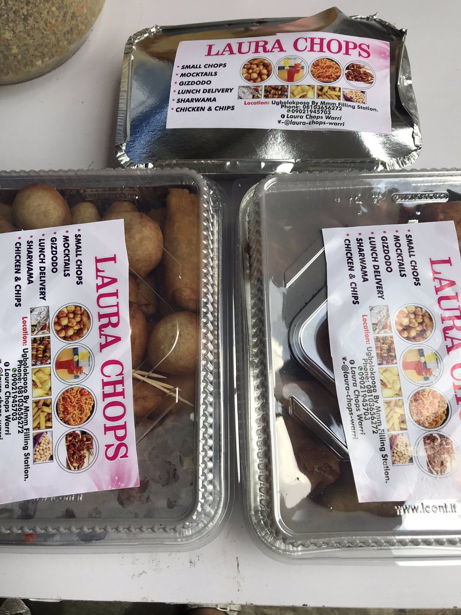 LauraKitchen9's tweet photo. Contact us for your smallchops https://t.co/TpGmxOWZq4