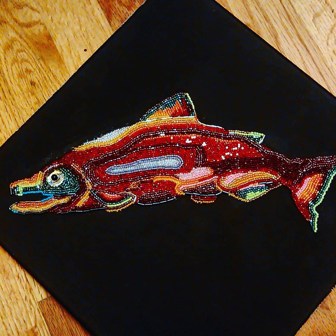 IndigenousBeads's tweet photo. I really appreciate having been asked to host on here. I don't actually share my beadwork often, it takes me a long time and out of all of my art I do, it makes me most self conscious. You've all really encouraged me and I will bead more often now. Thank you all for being so kind https://t.co/fyMuXM8uMh