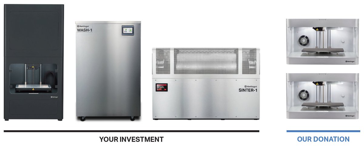 learninglabsinc's tweet image. @Markforged is offering a promotion for universities. Through June 30, purchase a Metal X System and get two carbon fiber printers donated to your university—a $40,000 value!

See our Promos page for more:  lli.com/promos  

#LearningLabsInc #LLI #Markforged #3Dprinters