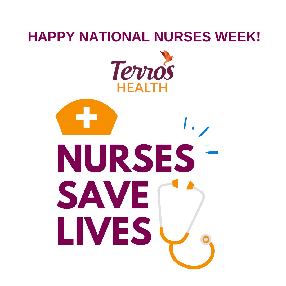 terroshealth's tweet photo. Today is National Nurses Day; National Nurses Week is May 6 to May 12. Terros Health is grateful for our nurses and the opportunity to celebrate their compassionate care for our patients! #InspiringChangeforLife #nursessavelives https://t.co/KdP70Aas9w
