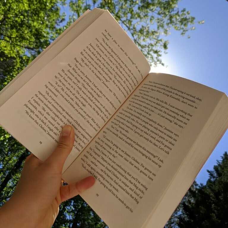 TheBrooksWorm's tweet photo. Spring is in full swing! The weather is perfect for a little outdoor reading. Ms. Genesky is reading Watch Us Rise by Renee Watson and Ellen Hagan. What are you reading this week? #socialdistancingbookclub #mhsreads https://t.co/2fvIaq0RgQ https://t.co/cK9dfH9T23