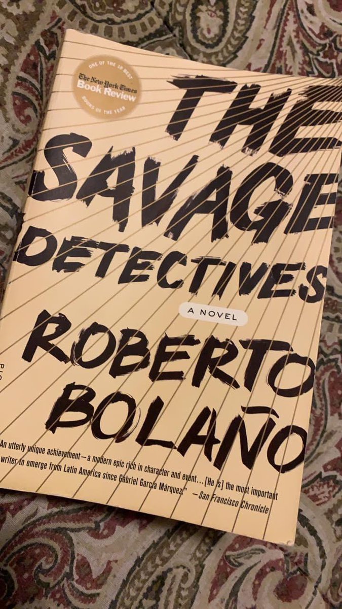 A mind-blowing book about the lusty wanderings of intellect and youth 🔥🤯🔥 The spirit of Bolaño haunts me, and I’m thankful 🙏🏻