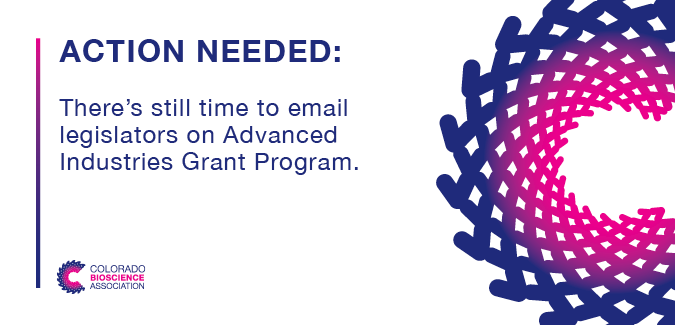 The state-funded Advanced Industries Accelerator Grant Program remains at risk. Due to a delayed vote, there’s still time to take action. Please join our advocacy efforts and email now: action.bio.org/RYNz6zq
#cobioscience
#strongertogether