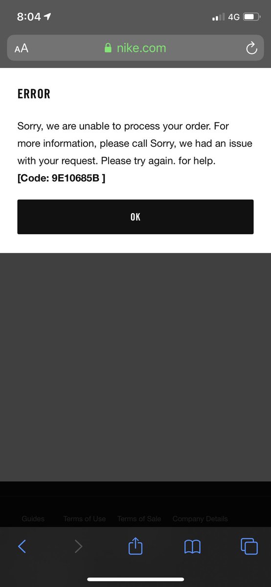 code 9e10685b nike website