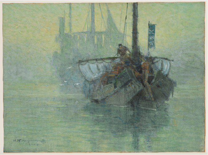 DIADetroit's tweet photo. @thehenryford @KalamazooMuseum @GRMuseum @MSUMuseum @msubroad @MichiganMuseums *ring ring* Thanks for the call, @thehenryford! ๐
In honor of #APAHM , we'd like to share an artwork by Japanese painter Hachiro Nakagawa, titled "Morning on the River" โ painted in 1904.
Calling @TheFIA to see what they are sharing! #MuseumTelephone https://t.co/iudanZGlOK