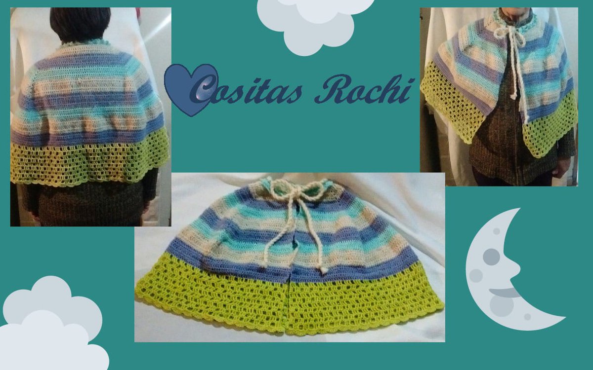 cositasrochi's tweet photo. Capita para estar en la cama o en casa 🏠 estos días frescos ☁️ de #cuarentena
#capadecama
#capita
#abrigos
#cositasrochi
#crochet
#ganchillo
#tejidoamano
#tejidoacrochet https://t.co/a26NFi56ZC