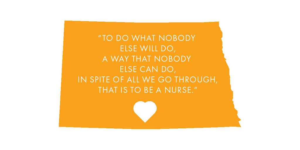 TogetherND's tweet image. To the heroes getting us through today and everyday, we thank you. Happy #NationalNursesDay. ❤ #InThisTogetherND 

Quote by Rawsi Williams