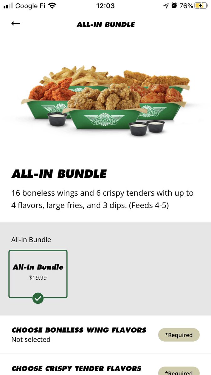 BRUH this new or Wednesday’s only, what’s good @wingstop
