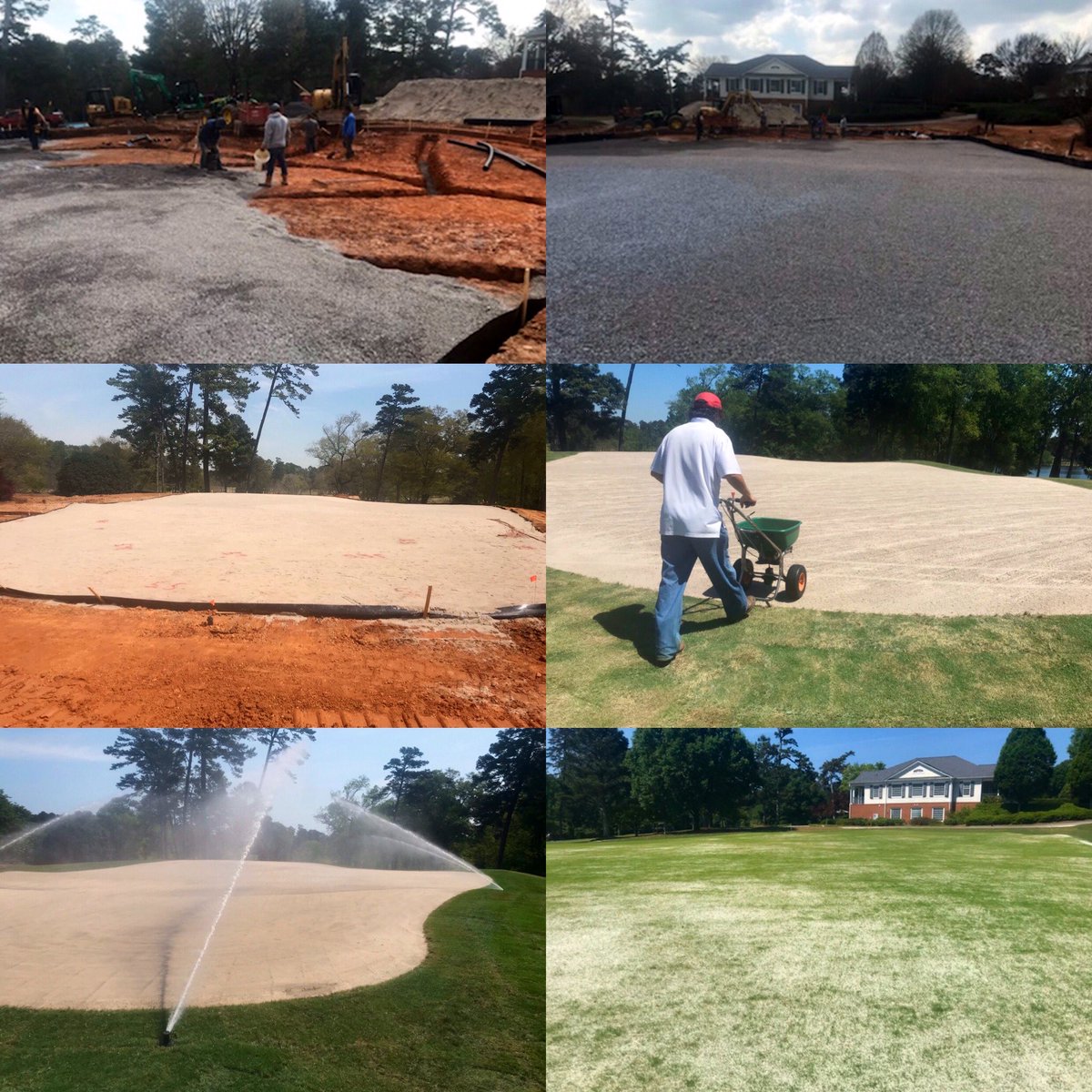 LeefordSimpson's tweet photo. Grow in at Athens Country Club short game area looking pure on Day 18 A1 🌱 ⛳️. Long time friend and hard working Superintendent James Drinkard & TEAM getting it dialed @HarrellsLLC Polyon #controlledrelease #gogreen #preplant #godawgs 🐾 #acc💪 https://t.co/mnrbgLDkrw