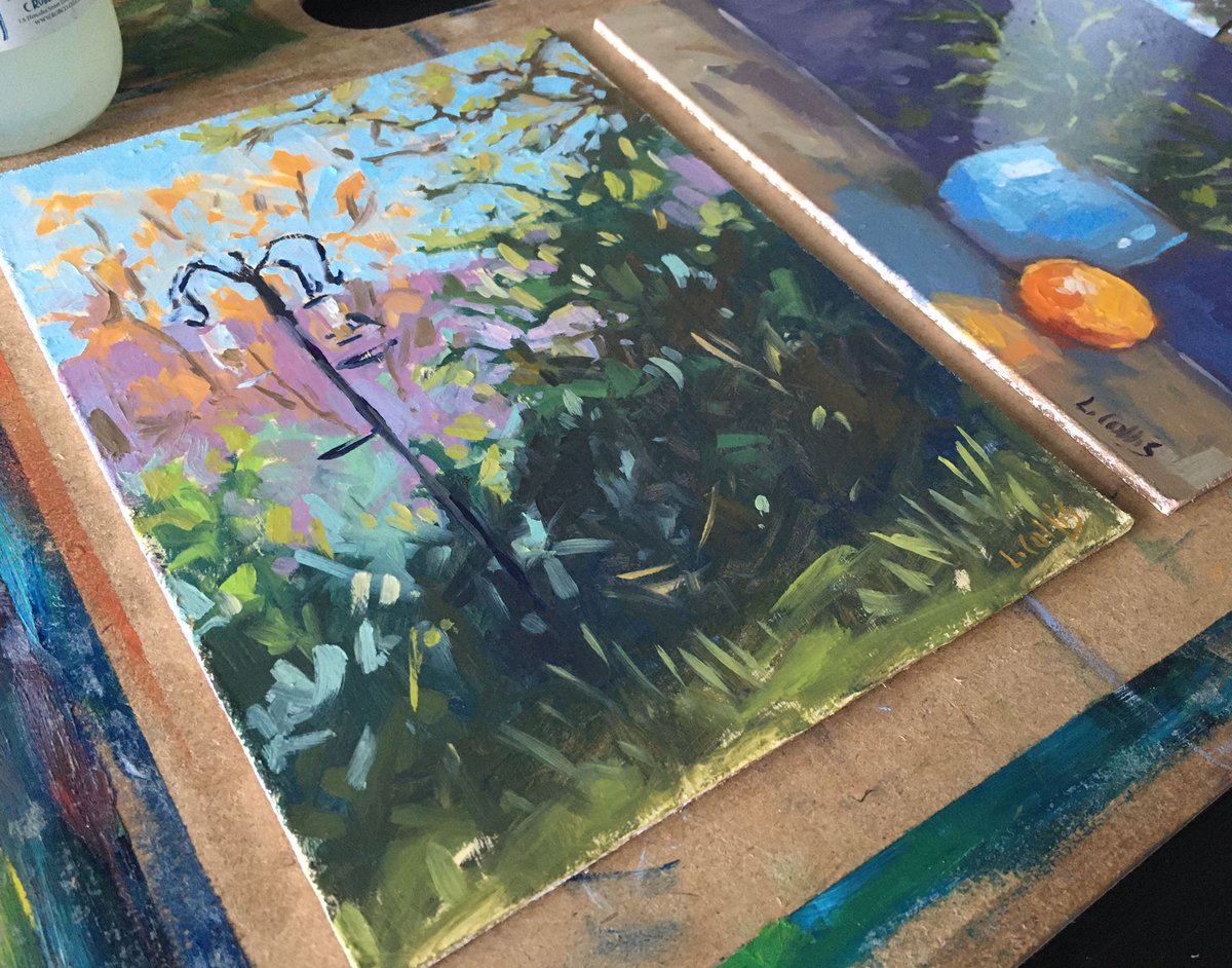 LouiseCollisArt's tweet photo. More varnishing on the table tonight, Iโm arranging for a courier to pick up many of these paintings on Monday for new homes but some are still available.
.
#temporarystudio #homestudio #artstudio #varnishing https://t.co/6e4paWdsOA