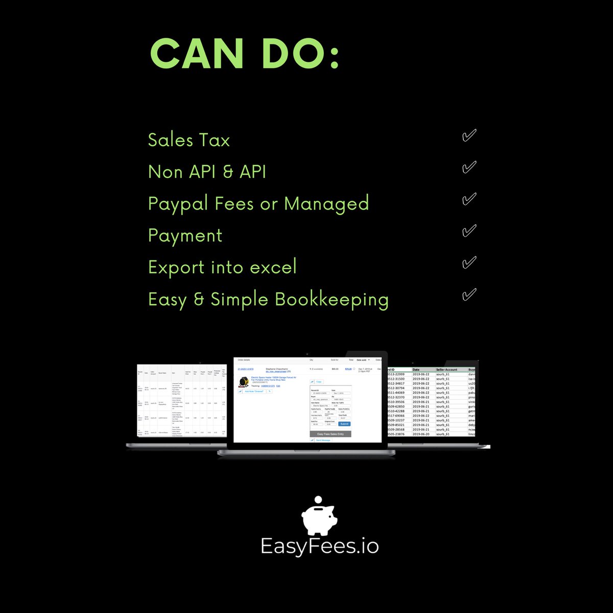 easyfees's tweet image. Wouldn’t it help to have a clear easy way to see all your fees next to every order on eBay? We thought so too introducing easyfees. Eat your heart out @eBay who loves ya.