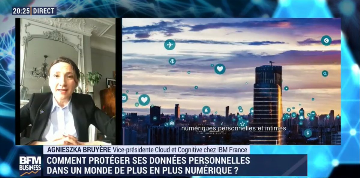 flocalvez's tweet image. Les points clés pour assurer la protection des données au niveau de l&apos;entreprise: business model, éthique, intégrité des données, connaissance des algorithmes, niveau de chiffrement @AgaBruyere : à revoir sur @bfmbusiness #8MIN #TechCo