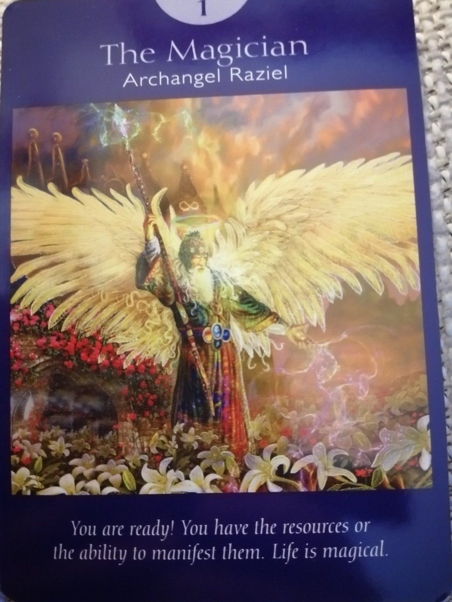purpleaura7's tweet photo. 19 The Sun - Archangel Uriel

13 Release - Archangel Azrael

1 The Magician - Archangel Raziel

Queen of Earth

#tarot #TarotReading #tarotcards https://t.co/GQOe1HY0E1