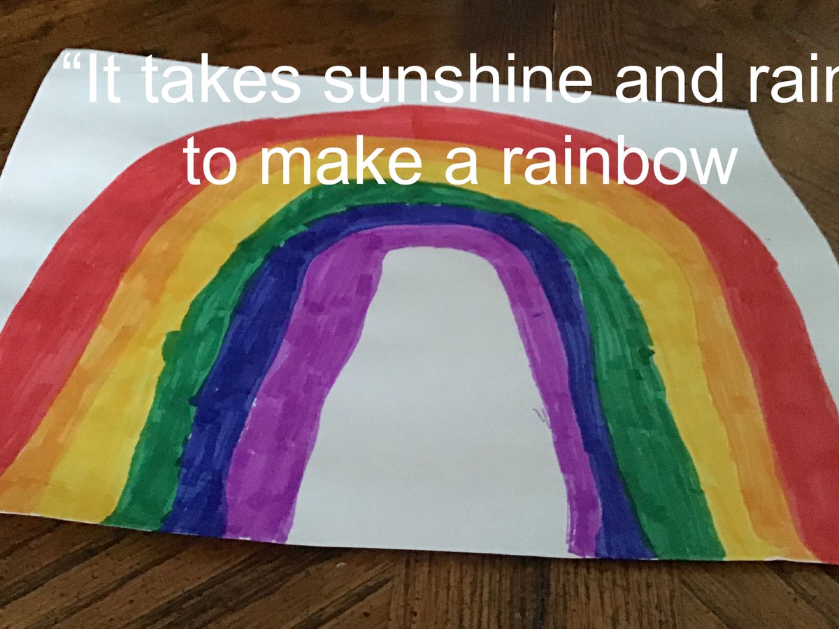 "After Every Storm Comes a Rainbow"! 6th Grade Shore artists continue to spread hope with the Rainbow Challenge.
#mentorrainbows