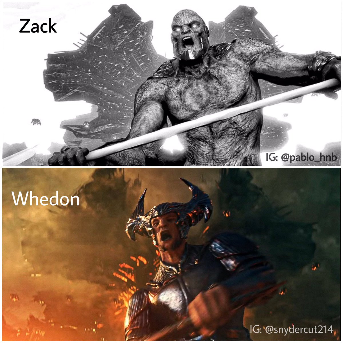 Thread: Comparisons between Zack Snyder’s vision and Joss Whedon’s work. @justiceleaguewb vs  #ZackSnydersJusticeLeague  #ReleaseTheSnyderCut By  @_j4mesdean &  @PabloNaBorok