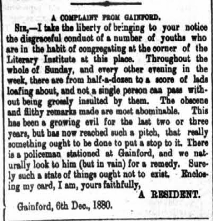 wool_lee's tweet photo. Some things never change- a letter to the editor from 140 years ago: https://t.co/C1QZxgns2M