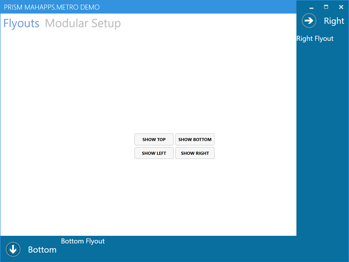 WaldemarCoding's tweet photo. Do you remember the #MahApps @prismlib crossover Demo I recently put on GitHub? I just published a more extended version, now with #Flyouts #Menu add/remove #TabControl with CloseAction and more to come.
What would you like to see in there? Let me now! 🙂 https://t.co/Na0V269dyG https://t.co/afU84lq3dY