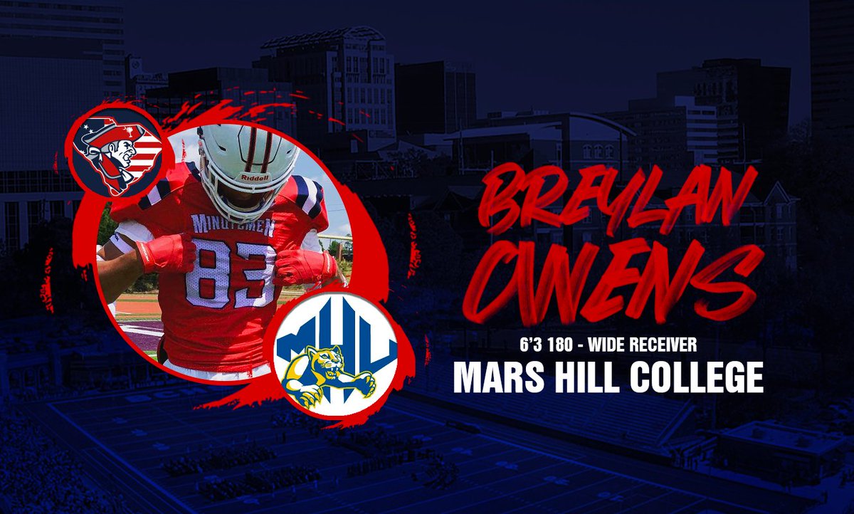 🚨COMMIT ALERT🚨

2020 WR Breylan Owens commits to Mars Hill College! 

<a href="/ballkid_34/">Breylan Owens</a> 

#BattleOn