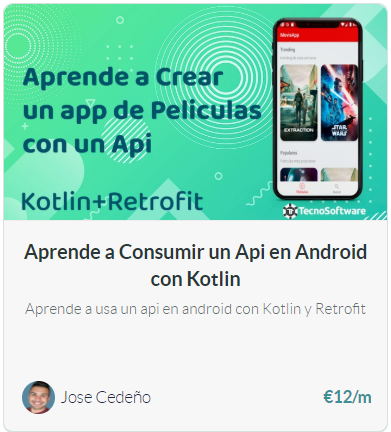 _TecnoSoftware's tweet photo. Que tal compañeros espero se encuentren muy bien, aprovechamos esta oportunidad para comunicarles que hemos vuelto con fuerza y traemos un curso premium de Kotlin y Retrofit que no te puedes perder!!!!

✔✔✔ https://t.co/s9R3r3QfIQ https://t.co/x6JmrJLinZ