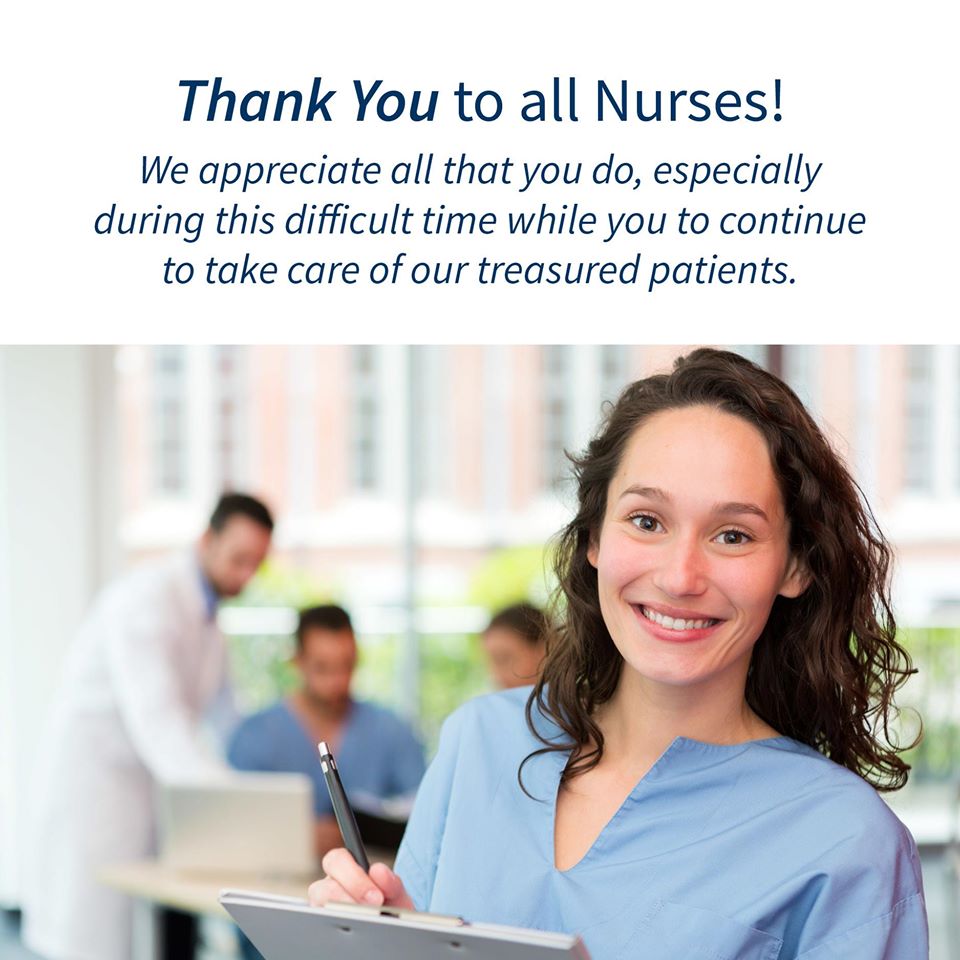 To all the dedicated #nurses, thank you for all that you do. Now more than ever, your commitment to patient care is valued in more ways than we can express. - Your family at The CORE Institute. #NursesWeek
