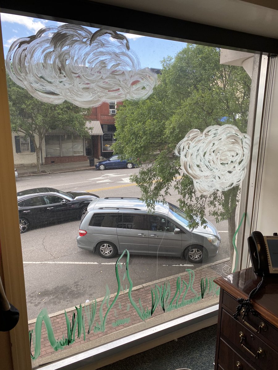 s_kiengkham's tweet photo. We joined @downtownsalisnc #initiative of using window art to bring hope to #downtownSalisburyNC during COVID-19 pandemic.
If you plan to walk to view the art, don’t forget to practice social distancing.
#HR #LocalGov #EmployeeExperience #Civic #Sway #Engagement #HumanResources https://t.co/HePP5B6JCT