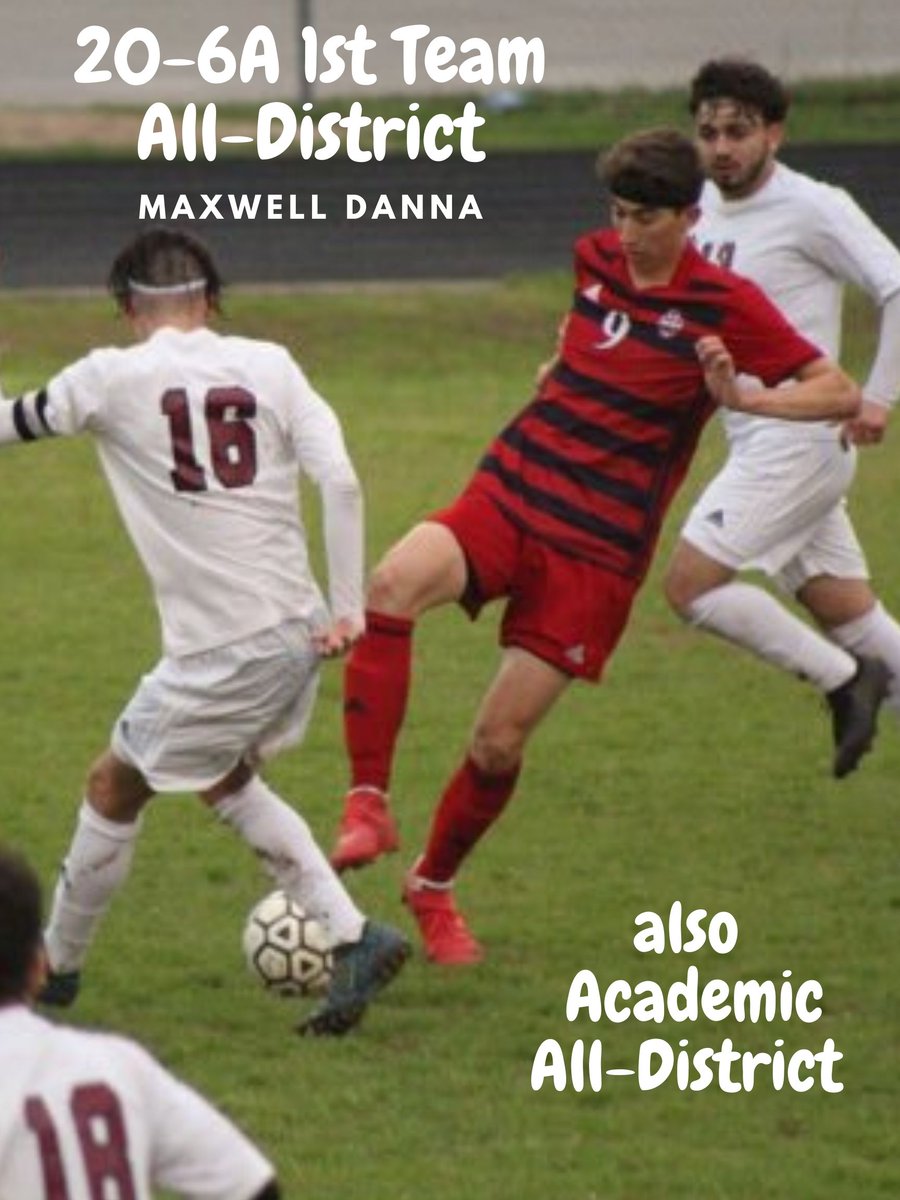 20-6A 1st Team All-district Midfielder is <a href="/MaxwellDanna/">Maxwell Danna</a>