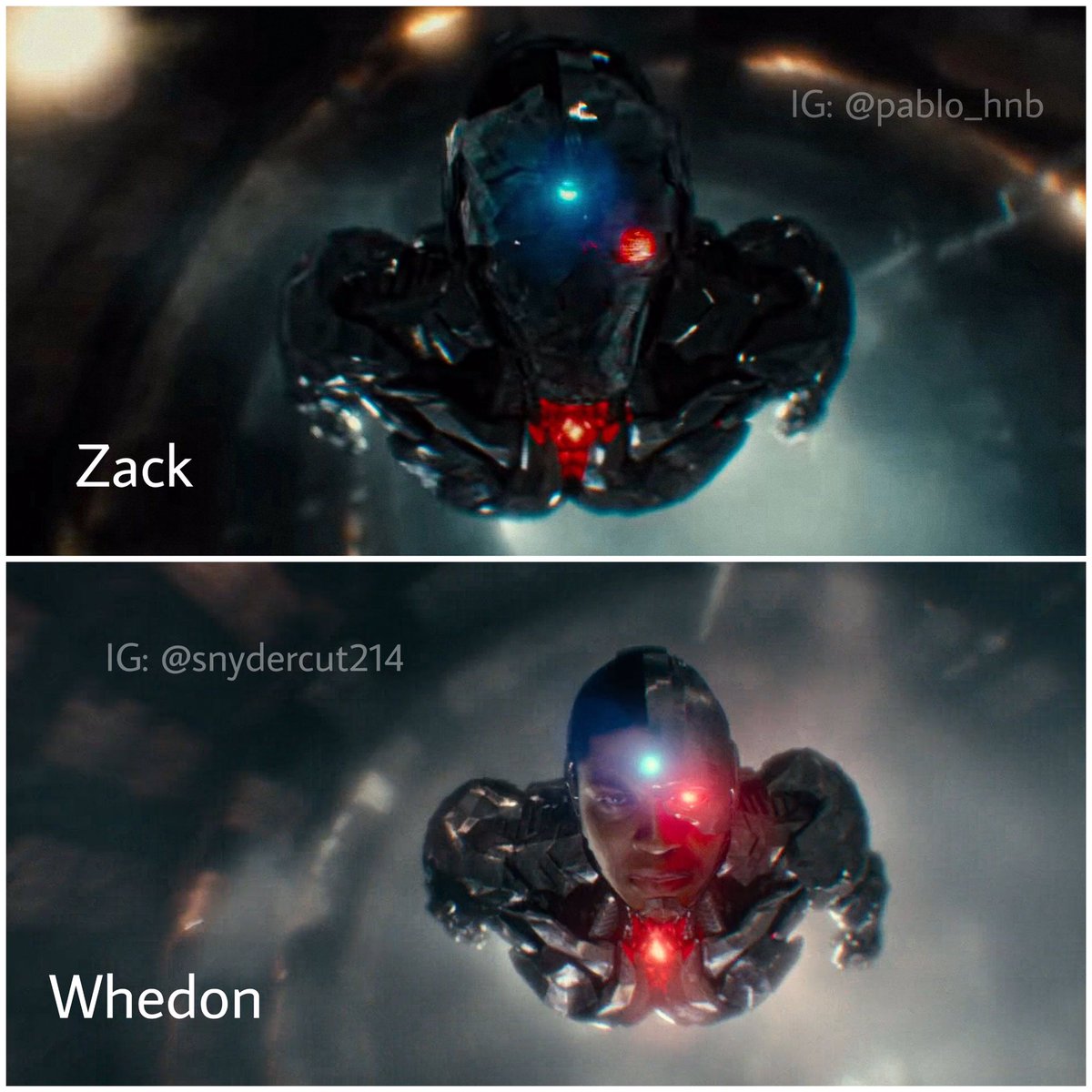 Thread: Comparisons between Zack Snyder’s vision and Joss Whedon’s work. @justiceleaguewb vs  #ZackSnydersJusticeLeague  #ReleaseTheSnyderCut By  @_j4mesdean &  @PabloNaBorok