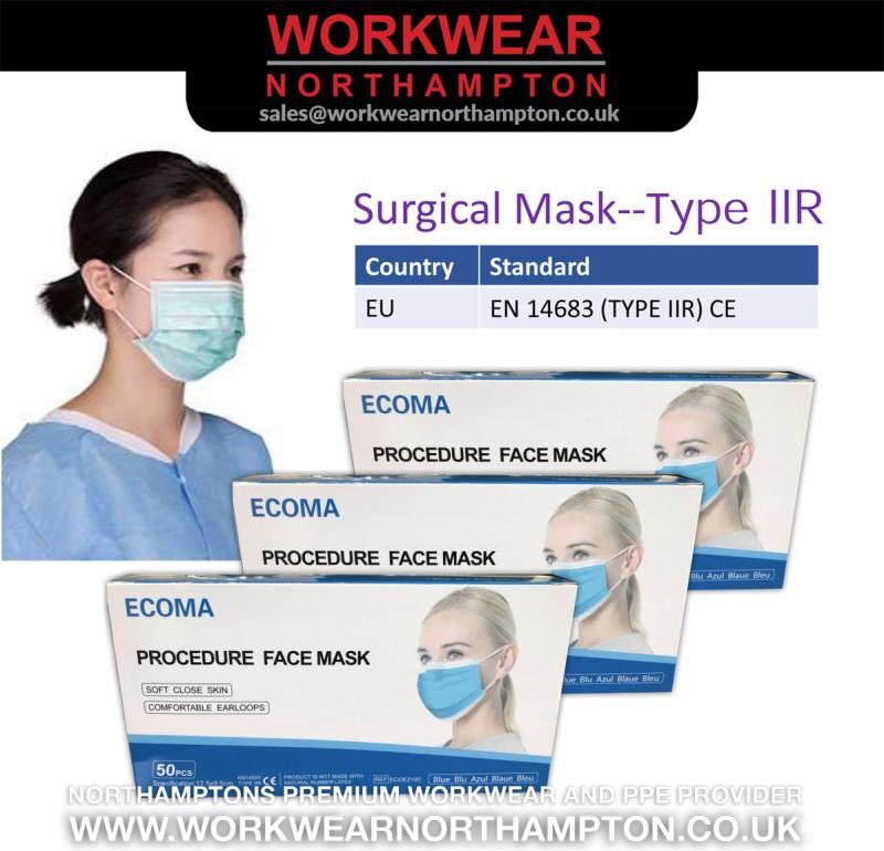 Workwear_NN's tweet photo. Type llR Surgical Masks Landing very soon.
TUV Rhineland Certification.
High quality. Nice boxes &amp; packaging.
Email: matt@workwearnorthampton.co.uk
 #carehome 
#ppeshortage 
#IIR 
#carers 
#facemasks https://t.co/iQFgKX52Ov
