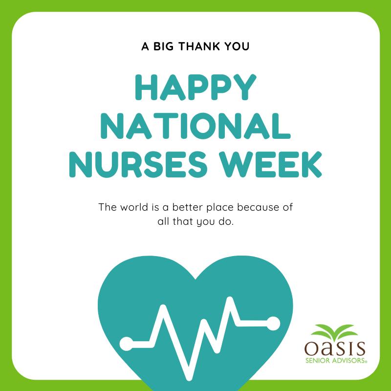 OasisAdvisorLNK's tweet photo. I believe people all around the world have developed a new found appreciation for our nurses. So today, reach out to the nurses in your life and simply say "THANK YOU" for all they do.

#nursesweek #nurse #covid19 #quarantine #healthcare #caregivers https://t.co/UwYG9skgJt