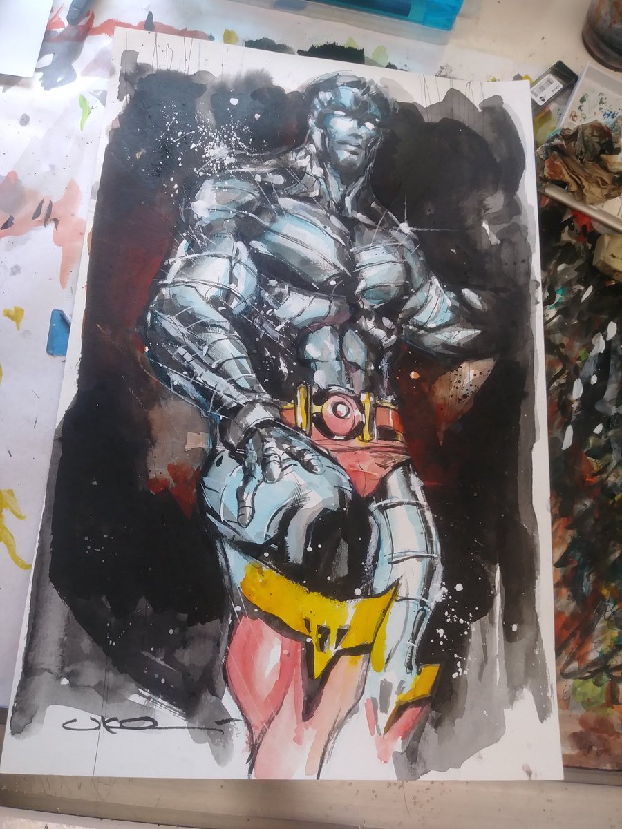 UkoSmith's tweet photo. When you try to keep up your metal-work standards like Sorayama. 11x17 No longer Available.#artiste #art #sorayama #metalmuscle #colossus #colossuscosplay #XMen #davecockrum #stanlee #jackkirby #mutants #mixedmedia https://t.co/VyxTQ37vA2