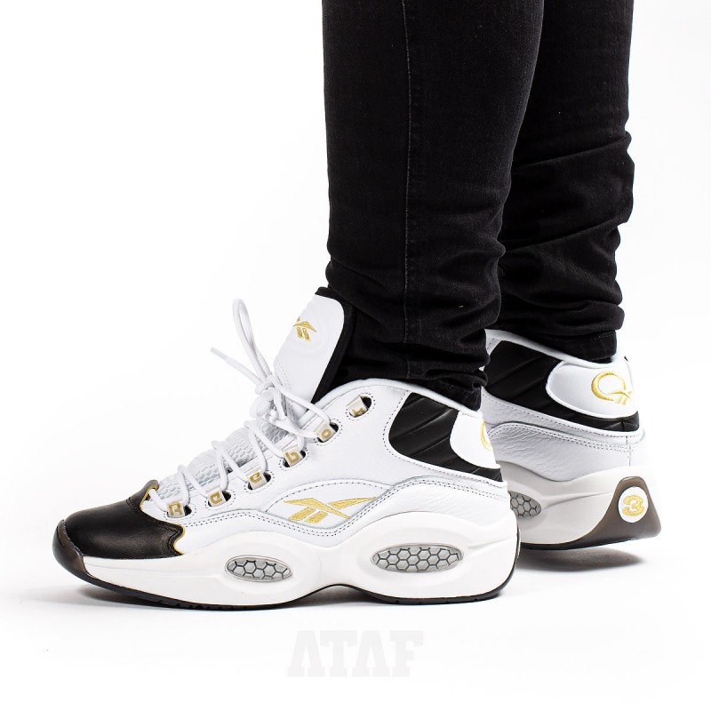 reebok question gold toe