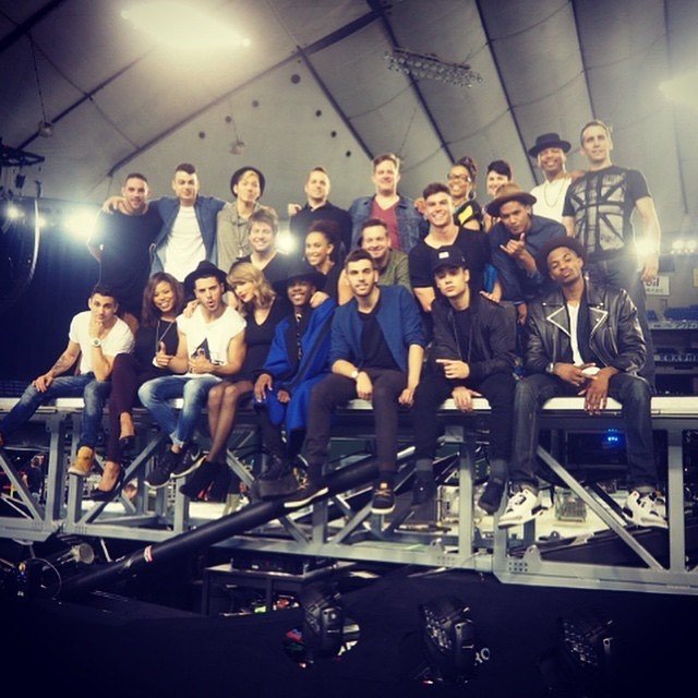 May 5th 2015:
'Tokyo..we're so excited to see you, we went to the stadium tonight to watch the stage get built. See you tomorrow:) #1989WorldTour'