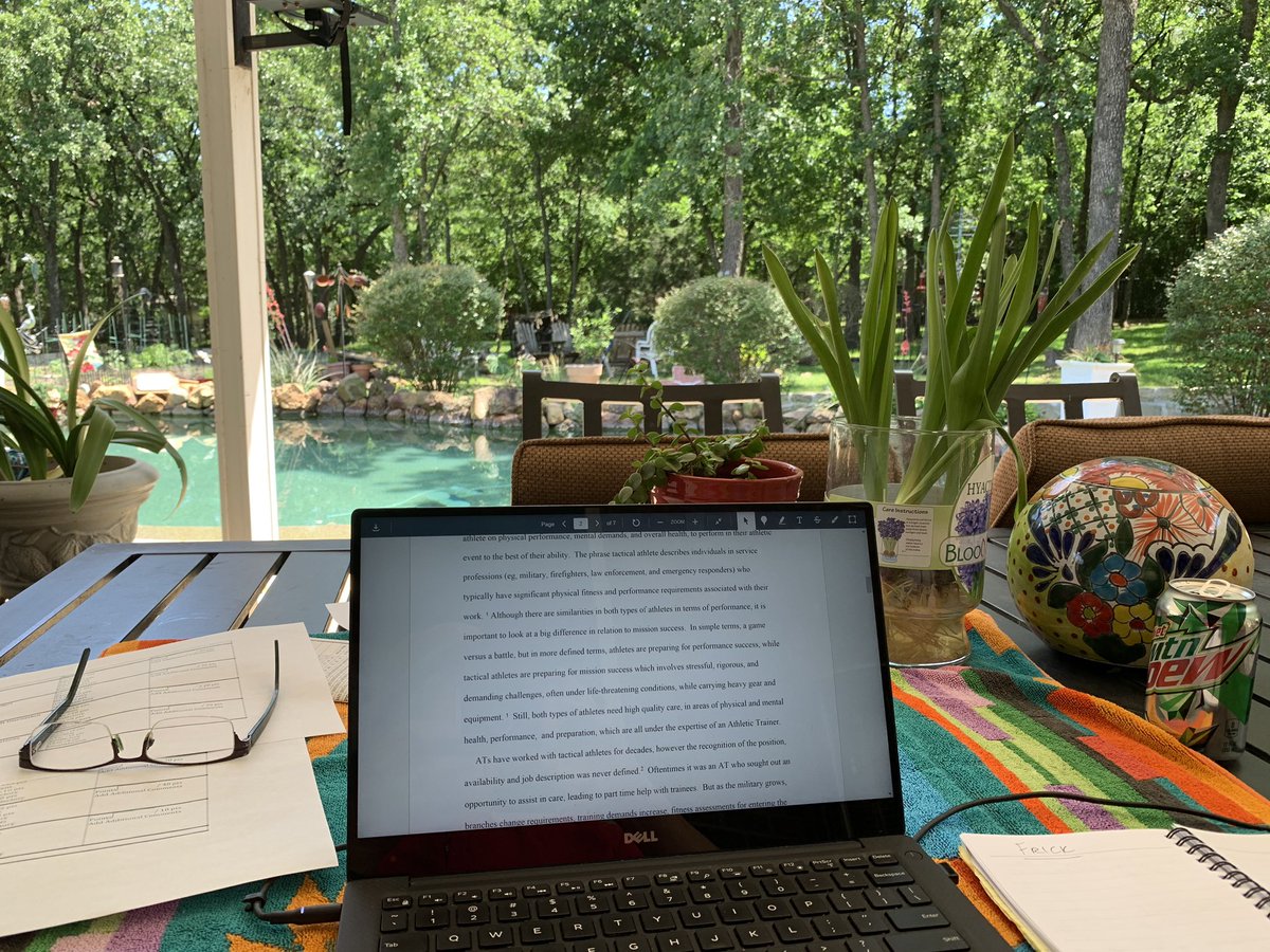 Grading “Signature Assignments” is not too bad with THIS view! #EndofSemester #ATForward #BeautifulDay #AlmostDone #ISeeYou