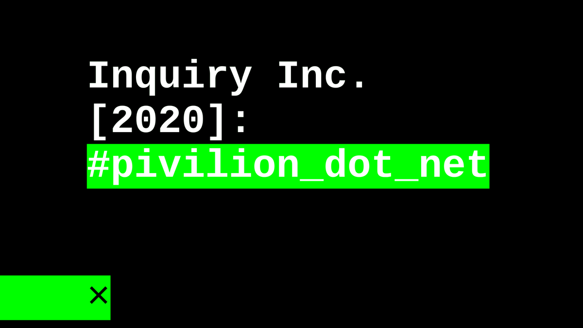 FormatC_artorg's tweet photo. #Organisations / #collectives / #curators / #artists / #coders w/ #culture #projects, #art #web #archives and/or #digital_art ---> join our #pivilion_dot_net #collab production &amp; a #decentralized continuous group #exhibition install in the #darknet. >>
https://t.co/E7qlZdByUv https://t.co/aZyoAfEI5N