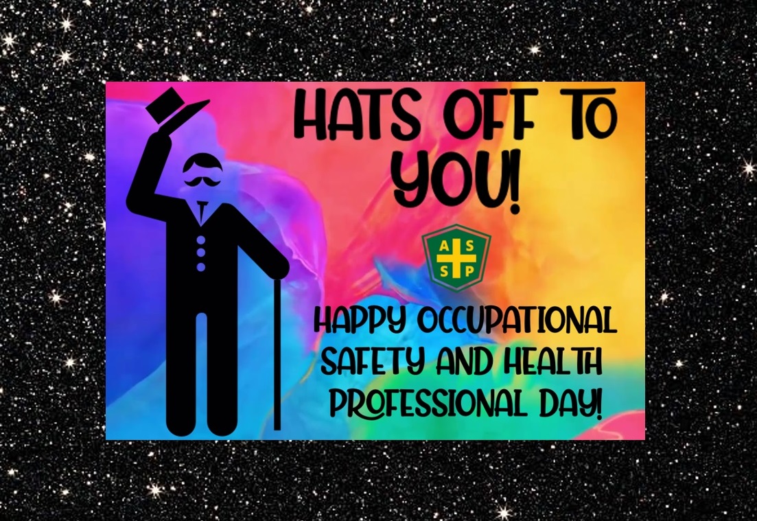 ASSPSWChapter's tweet photo. Happy Occupational Safety and Health Professional Day from your Southwest Chapter ASSP!
#assp #occupationalsafety #workplacesafety #safetyprofessionals #ehs #healthandsafety #safety #safetyfirst #southwestchapterassp #southwestchapter https://t.co/6nxkLjbgY4