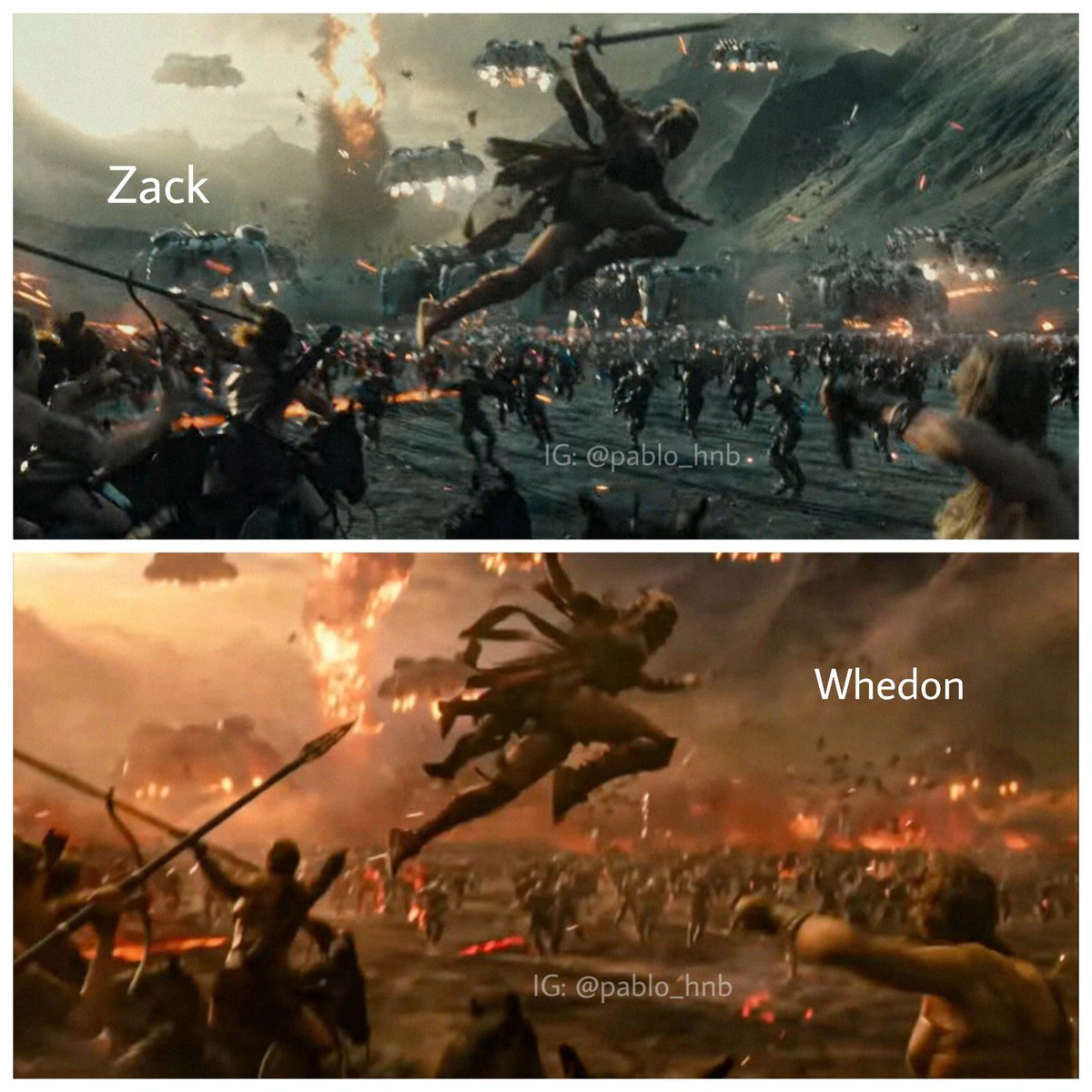Thread: Comparisons between Zack Snyder’s vision and Joss Whedon’s work. @justiceleaguewb vs  #ZackSnydersJusticeLeague  #ReleaseTheSnyderCut By  @_j4mesdean &  @PabloNaBorok
