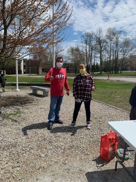 JBrogan28's tweet photo. Had a great 2 hours handing out care packages to our AP students at Durfee! @frps_durfee @FRPSsupt https://t.co/ij8dOLy8gi