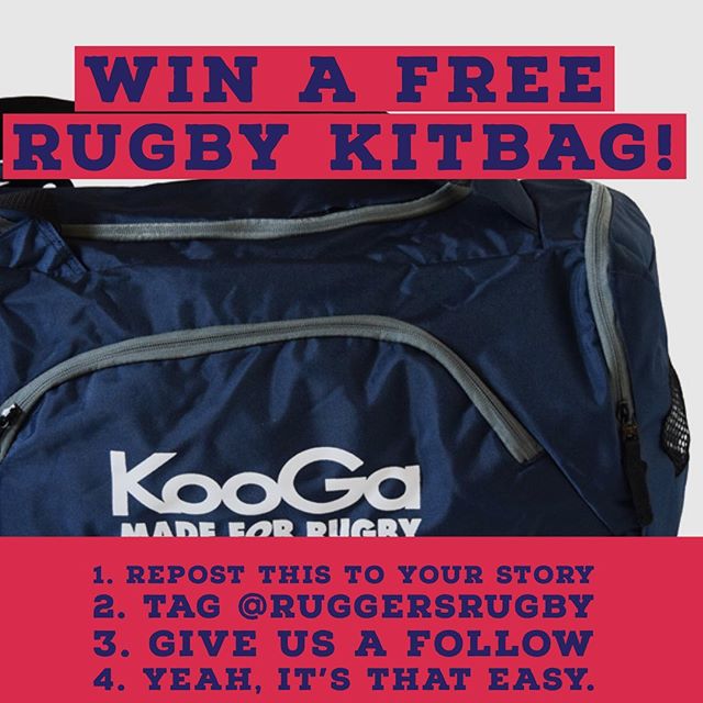 You asked, and we listened! Winning a free kitbag is just a post away. 🏉✌🏻($65 value!) **INSTRUCTIONS TO ENTER** -

1. Post this to your story! Just click the “send” icon next to the like and comment buttons. There is an option to share to your story! -
2. Tag us in your stor
